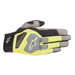 Alpinestars Engine Glove - Black Yellow Fluo