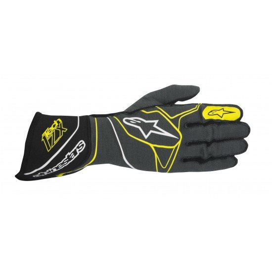 Alpinestars Tech 1-ZX Glove - Anthracite Black Yellow Fluo