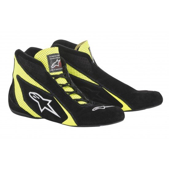 Alpinestars SP Shoe - Black Yellow Fluo